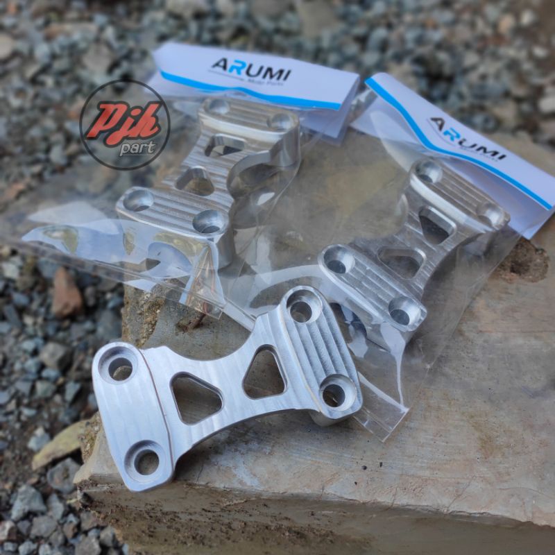 raiser klem breket stang CNC T  segitiga Ninja R old