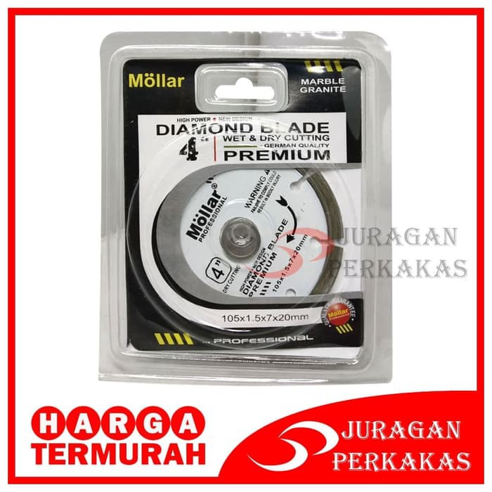 MOLLAR WHITE MATA GERINDA PISAU POTONG KERAMIK GRANIT DIAMOND WHEEL