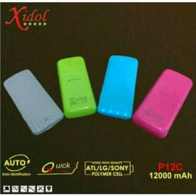 Power Bank xidol 12000 mAh