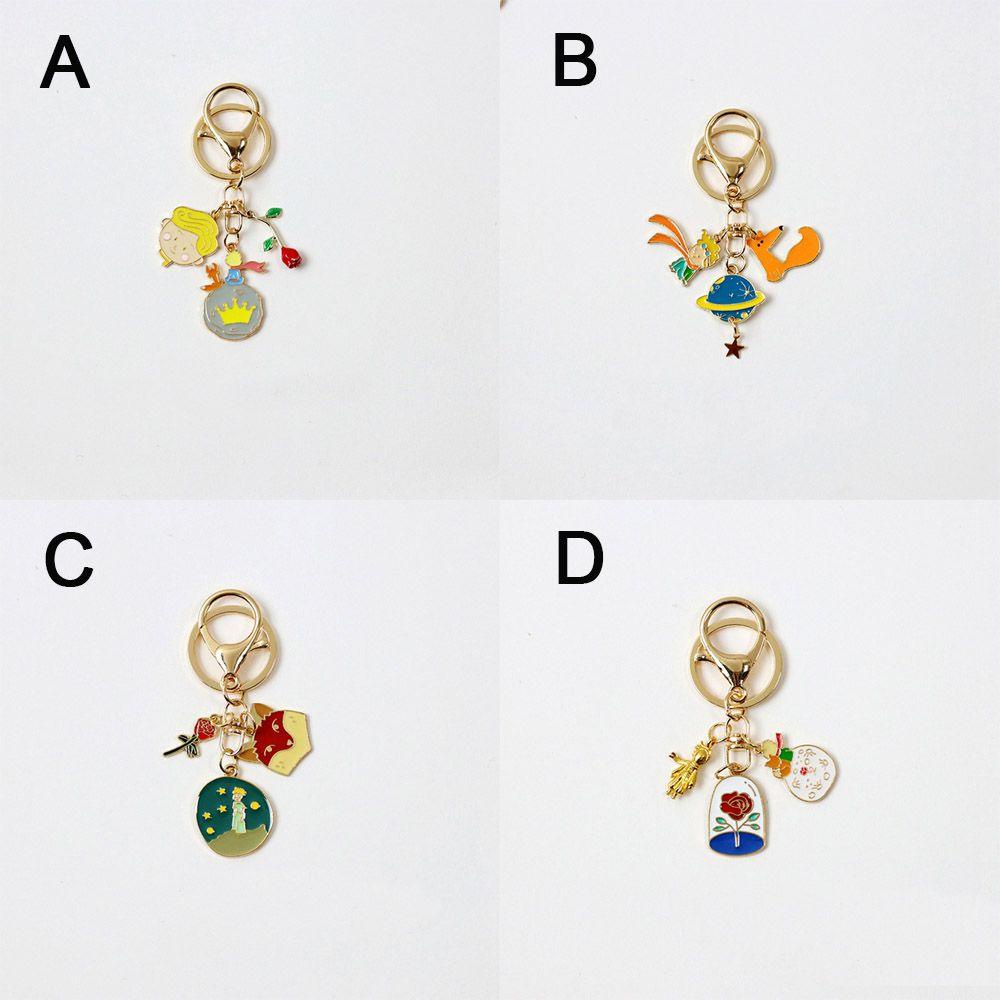 R-flower Keyring Cute Charms Liontin Rubah