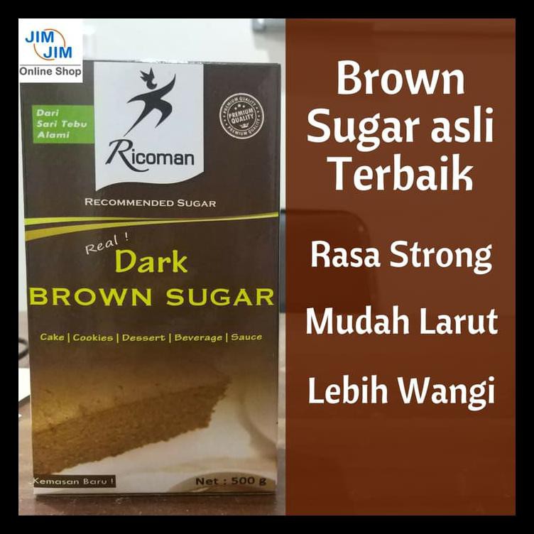 

Ricoman Dark Brown Sugar 500G Big Sale