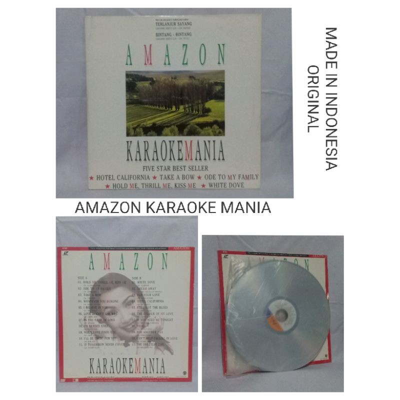 Laser disc bekas karaoke mania