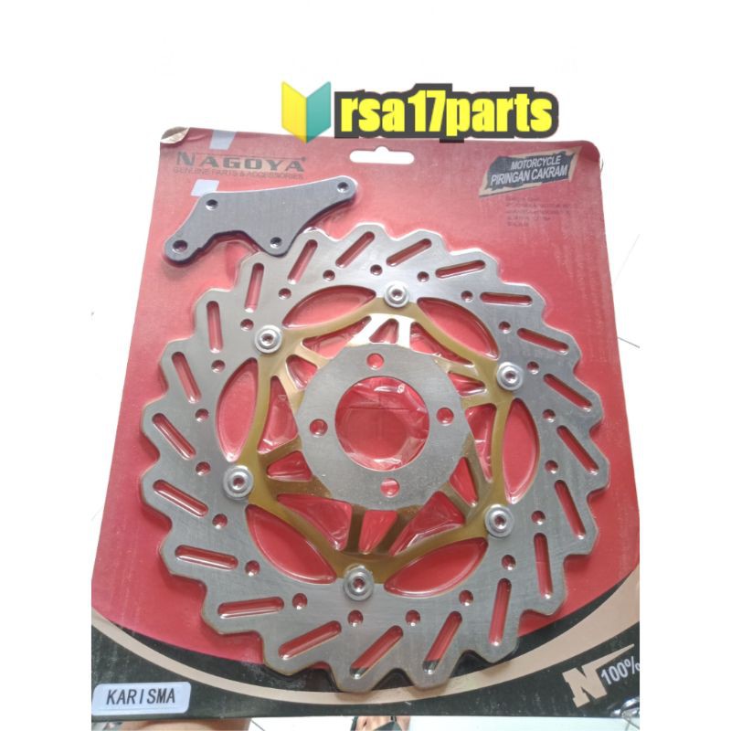 CAKRAM DEPAN KHARISMA / SUPRA X 125 NAGOYA + BRAKET