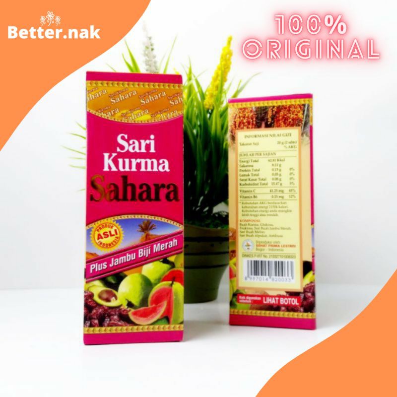 

Sari Kurma Sahara Tropical Fruit ( Plus Jambu Biji Merah ) 100% Original