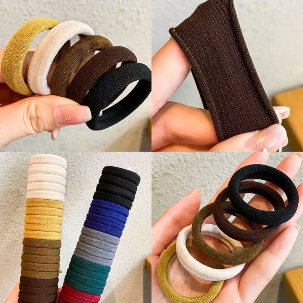 20Pcs Ikat Karet Rambut TABUNG Korea Wanita Kualitas Premium bentuk Botol Tube Korean Jepang Fashion Barel