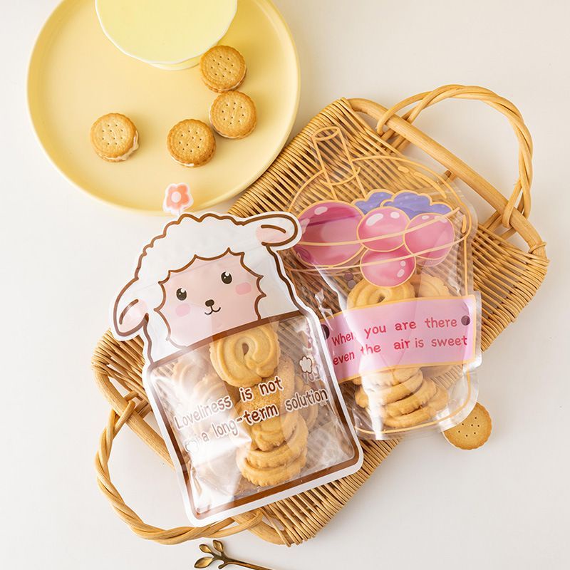 ZIPPER BAG 3D LUCU ZIPLOCK BAG PERMEN COOKIES HADIAH LUCU KEMASAN UNYU