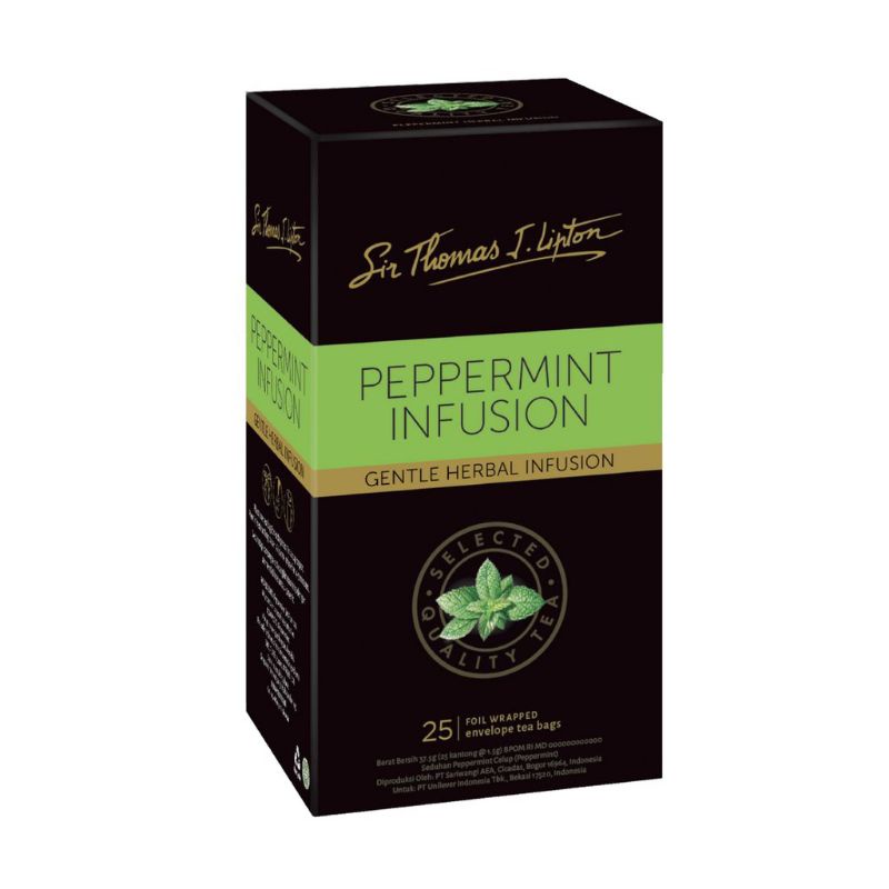 

Teh lipton peppermint infusion tea 25 bag