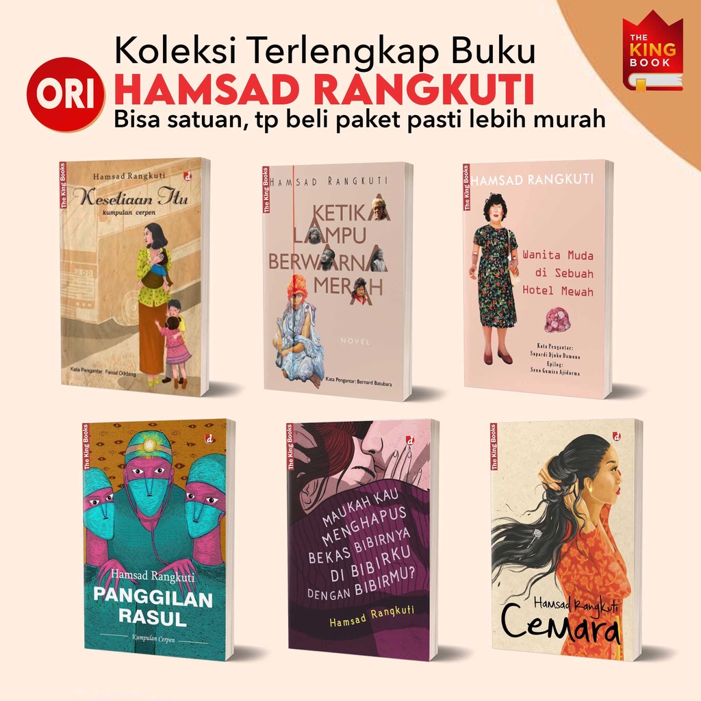 KOLEKSI LENGKAP BUKU HAMSAD RANGKUTI cemara ketika lampu berwarna merah panggilan rasul wanita muda 