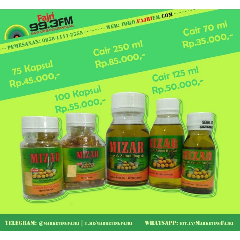 Mizar zaitun kapsul
