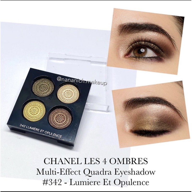 Chicle Verdulero bancarrota Jual CHANEL LES 4 OMBRES Multi-Effect Quadra Eyeshadow (tester Packaging)  342 - Lumiere Et Opulence | Shopee Indonesia