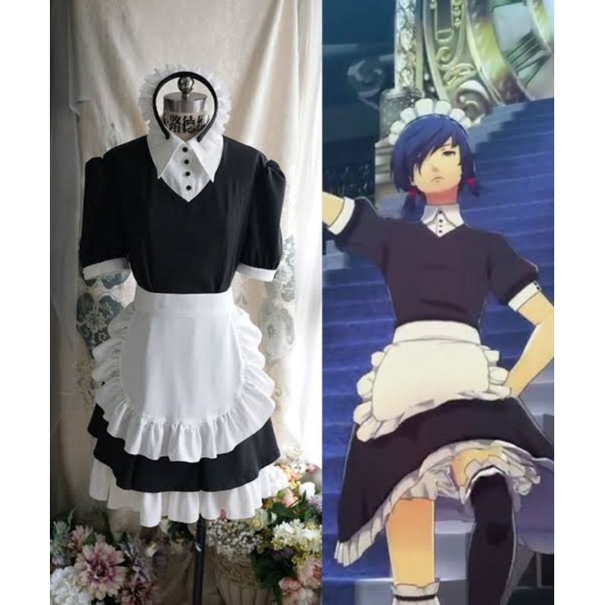 [AsahiCos] Fanplusfriend CosplayPersona 3: Dancing Moon Night Cosplay, Maid Outfit Set