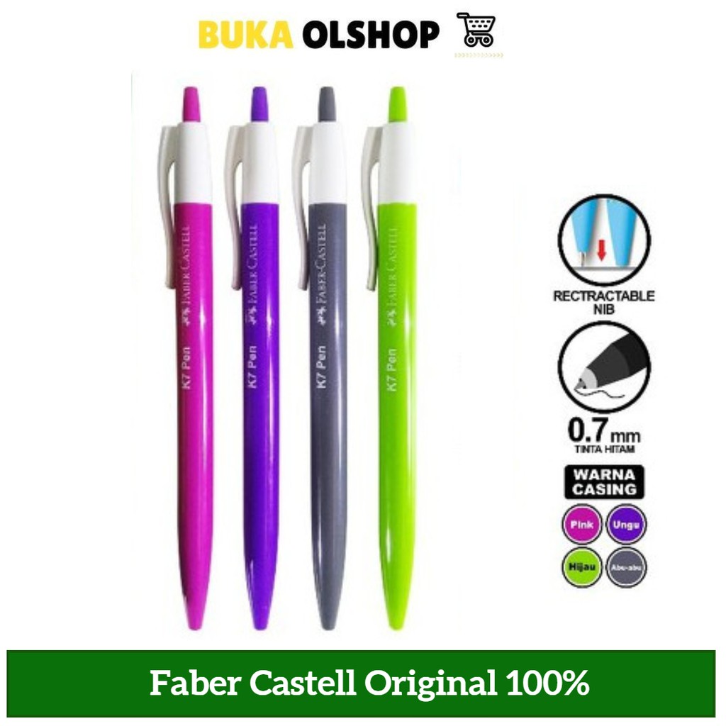 

Bolpoin Faber Castell K7 Satuan