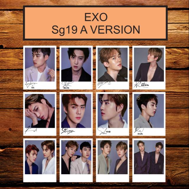 SIGNED KPOP POLAROID EXO SEASON GREATING