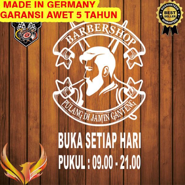 

TERMURAH Sticker STIKER BUKA BARBERSHOP PULANG DIJAMIN GANTENG Phoenix Star
