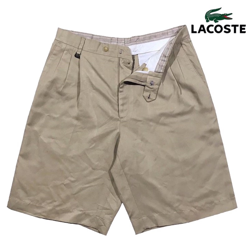 celana pendek second branded / celana bekas brander original / Lacoste Mens Cotton Tailored Short