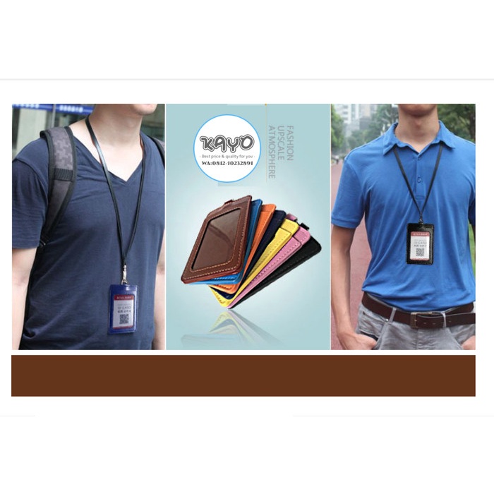 

Terbatas B 2 Name Tag Kulit Pu. Gantungan Id Card, Kalung Id Card Waterproof Terlaris