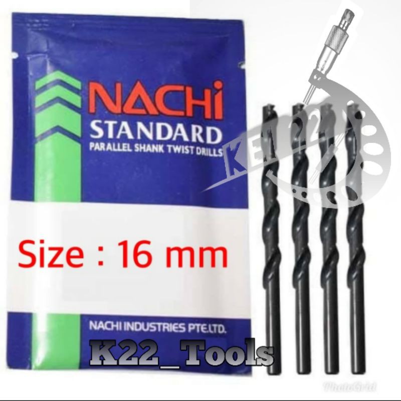 MATA BOR BESI NACHI HSS 16 MM / MATA BOR BESI HSS 16MM