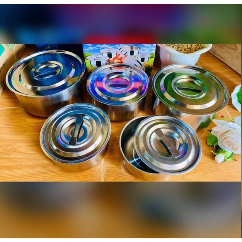 panci set BMW pot stenlis