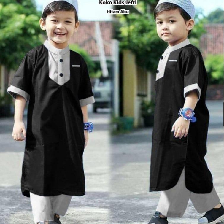 BEFAST - ZTL OOTD Baju Koko Anak JIHVA / SET ANAK KOKO JAFRI / Pakaian Anak Laki-Laki / Setelan Baju Kokoh / Baju Ngaji Anak Laki-Laki / Keluaran Terbaru 2022 / Fashion Muslim Anak Casual / Baju Kokoh Polos Terlaris