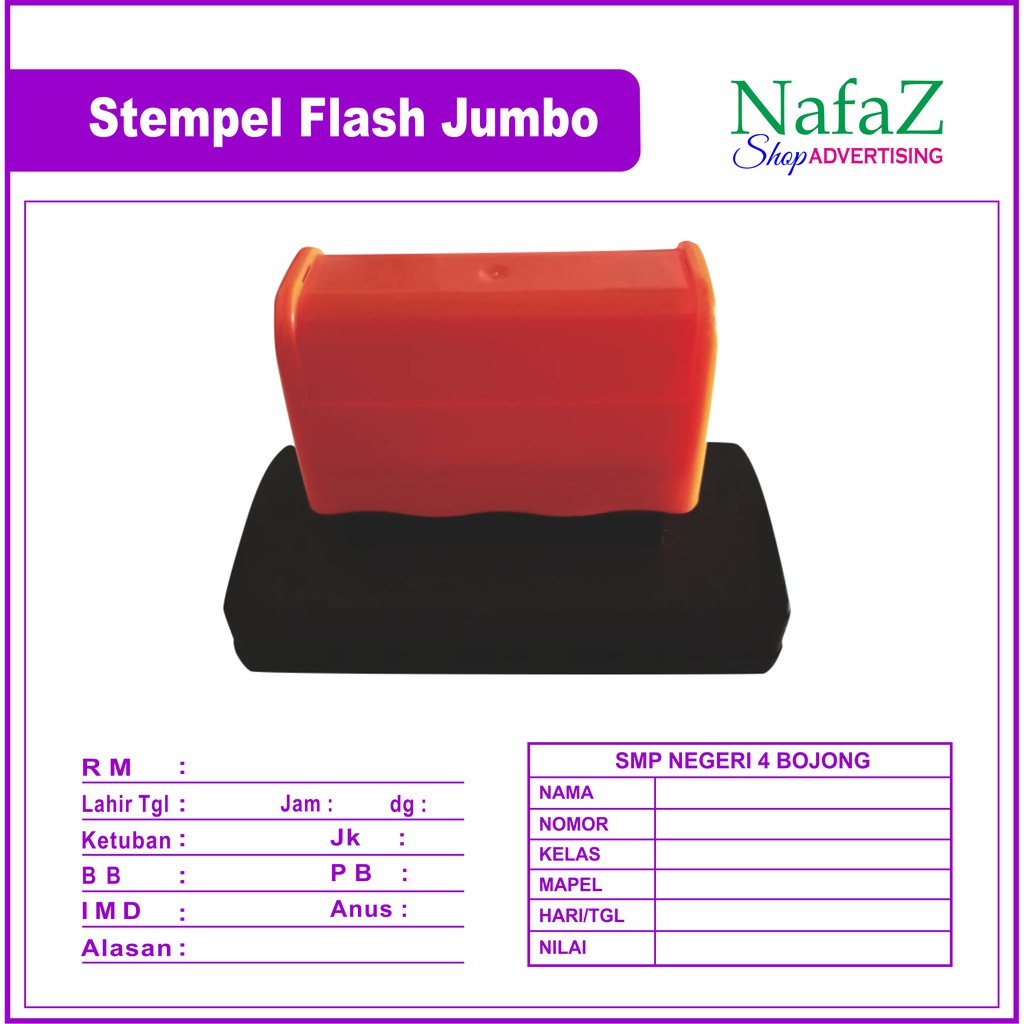 

Stempel Flash Jumbo Ukuran Besar