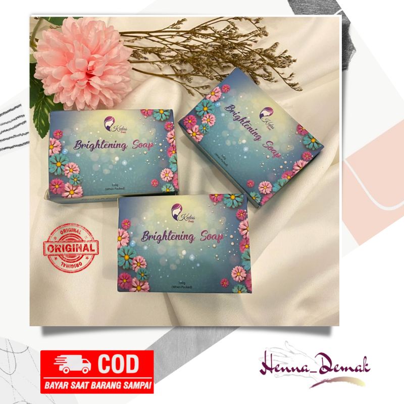 Kedas Beauty Sabun Pemutih Wajah dan badan | BRIGHTENING SOAP | PERAWATAN KOSMETIK | SKINCARE BPOM |