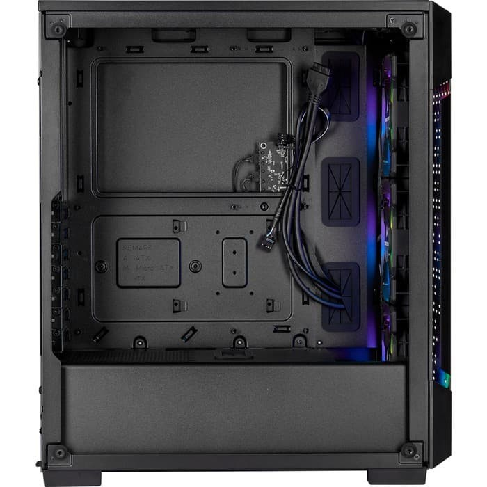 [tanpa palet kayu] Corsair iCUE 220T RGB Black Airflow Tempered Glass Mid-Tower Case | Casing PC | Casing komputer