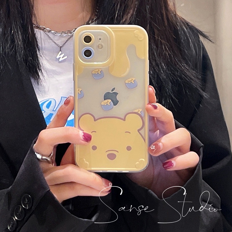 Soft Case Bening Motif Print Untuk iPhone 11 pro max xs max xr 12 mini 7 plus 12 pro max 13 13pro 13prm