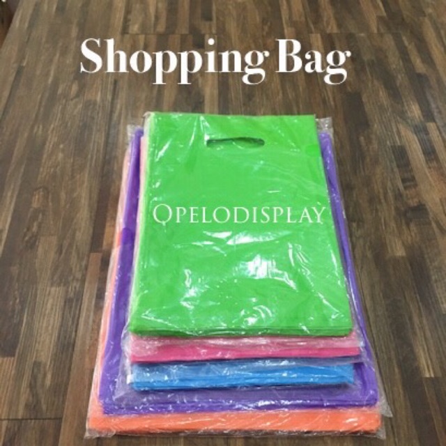 ( PER KG ) KANTONG PLASTIK 25 X 35 BAHAN HD OVAL / SHOPPING BAG