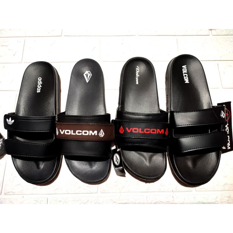 sandal slop pria sandal slide berlapis busa