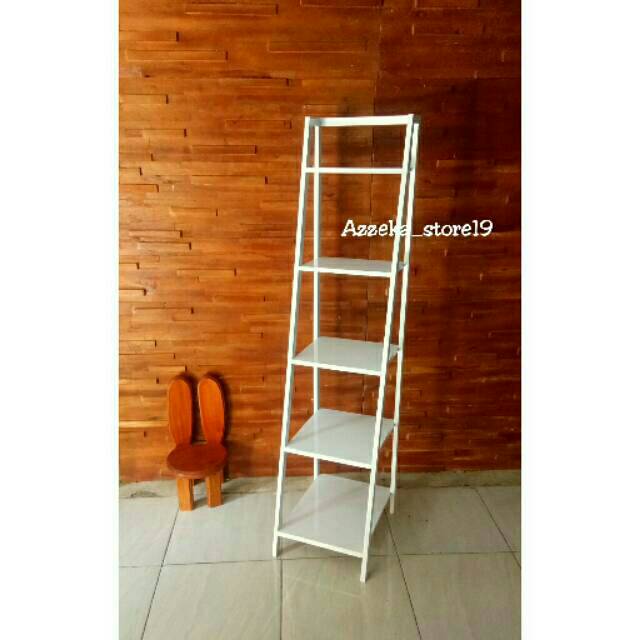 RAK TANGGA MINIMALIS/RAK SUSUN TANGGA/RAK BUNGA MINIMALIS/ RAK KAYU SERBAGUNA