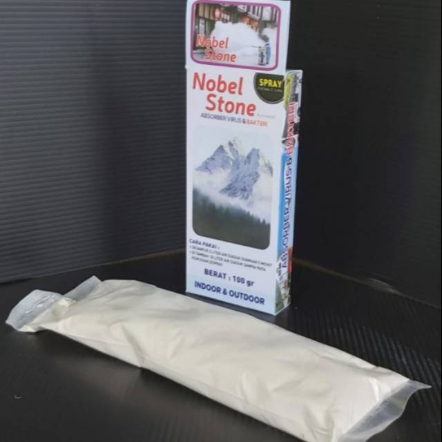 Desinfektan Bubuk Mineral Alami - Nobel Stone Absorber  Virus & Bakteri Indoor  and outdoor