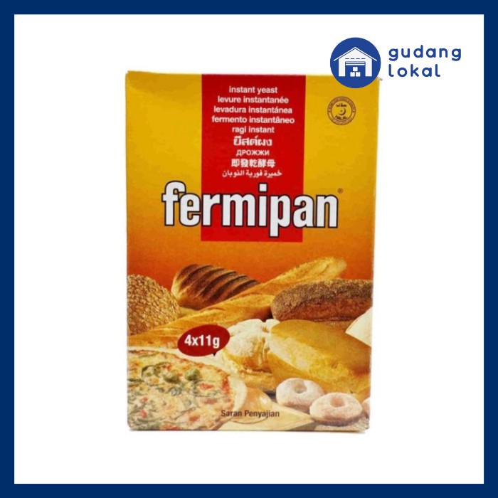 

Fermipan Ragi Instant Yeast Box 4X11Gr