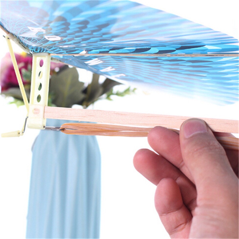 【Theredsunrisesiwy.id】Rubber Band Power Handmade Birds Models Science Kite Toys Kids Assembly Gift