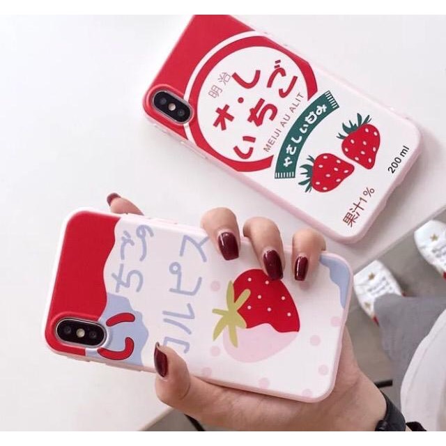 SA19 Strawberry smoothies & Meiji strawberry