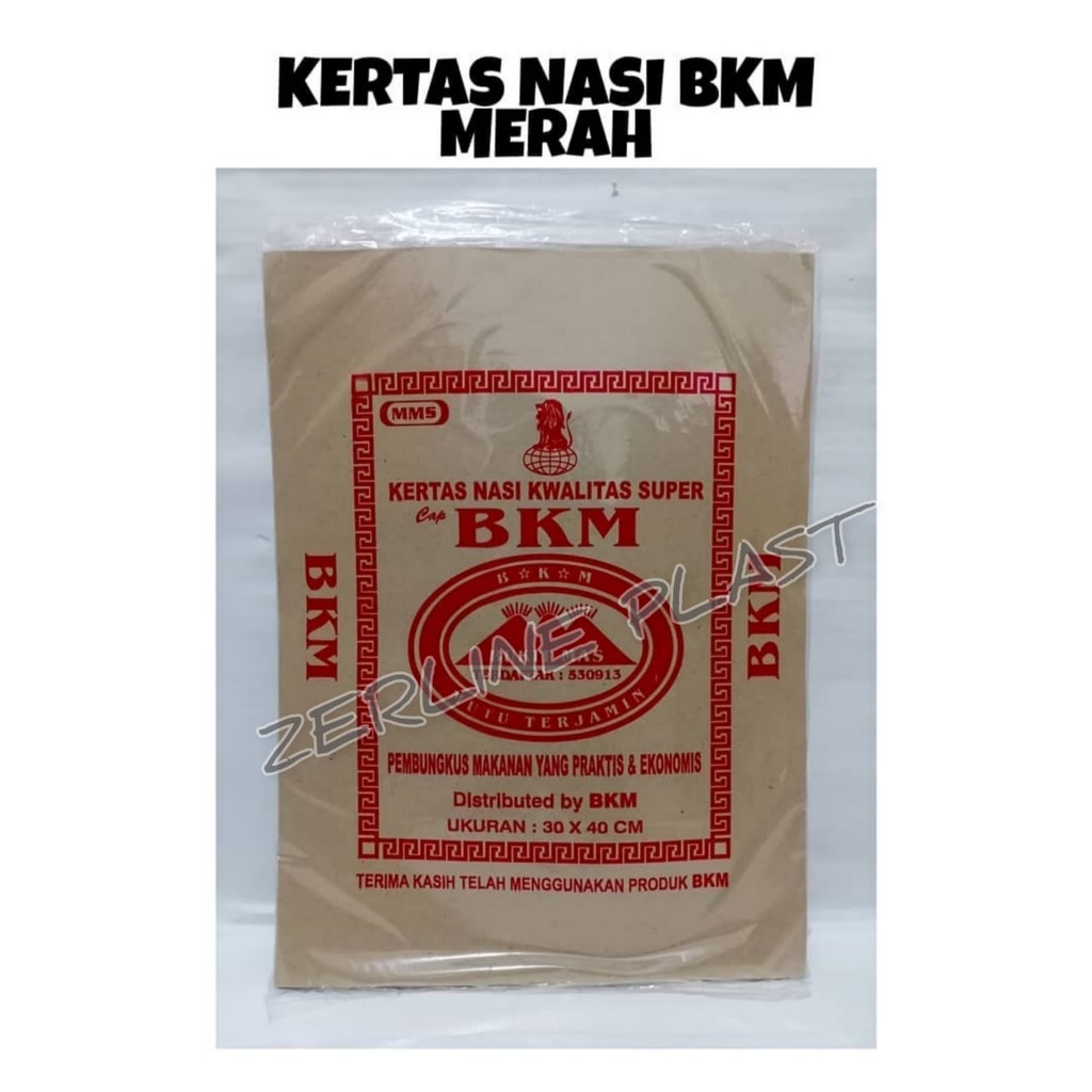 Kertas Nasi BKM MERAH @±40lbr