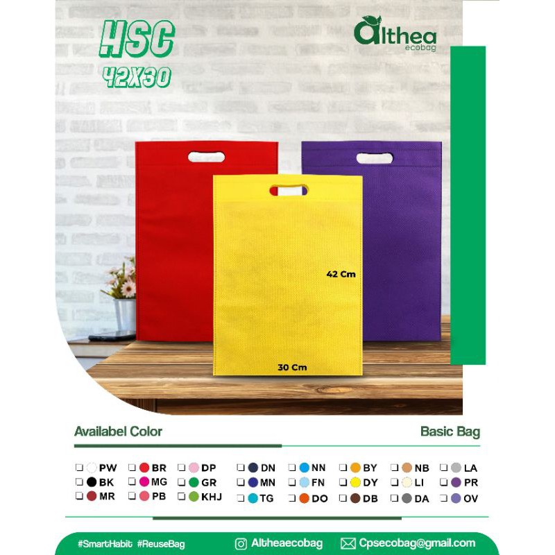 

[RF19]Tas Spunbond Polos – Oval Bag – HSC 42×30