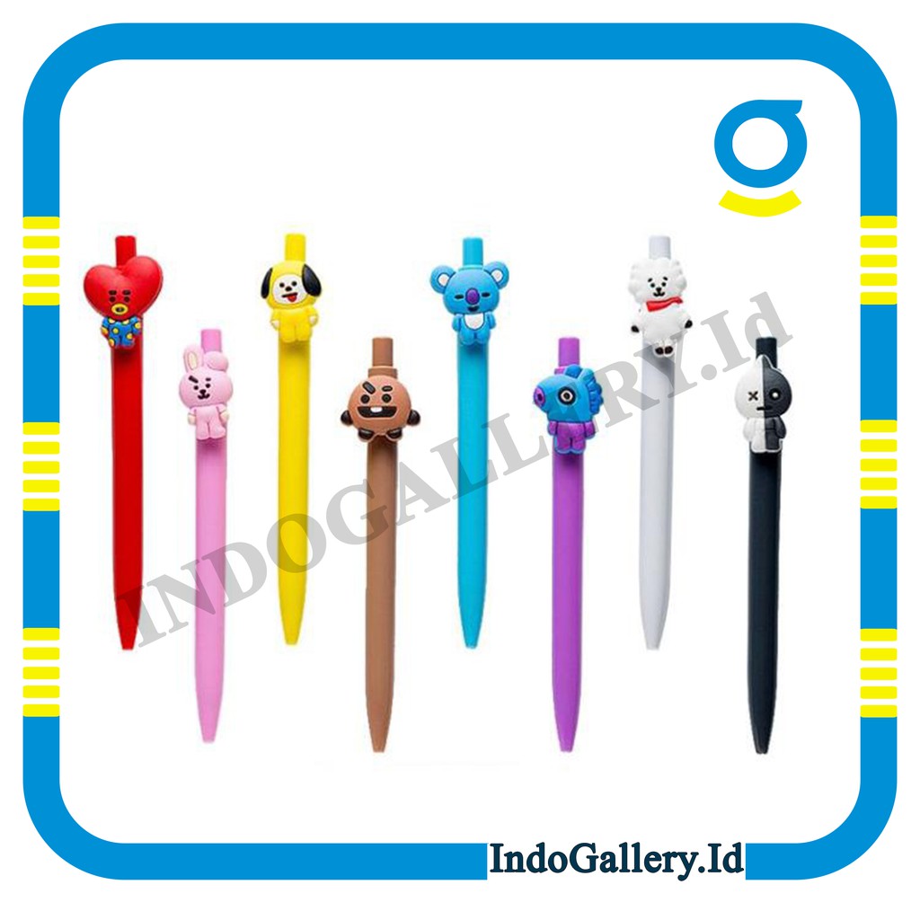 

IndoGallery COD PENA BANGTAN BOYS Pulpen Kartun 10 Warna Pen Warna Warni Bolpoin Karakter Lucu U09