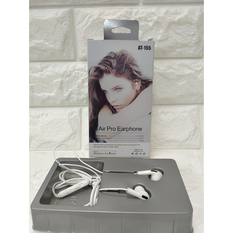 HF HANDSFREE HEADPHONE HEADSET EARPHONE AT-155