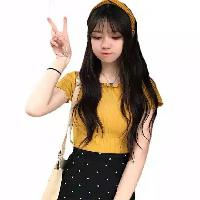 Baju Atasan CROP KRIWIL PENDEK Sweater Crop Wanita Crop Rajut