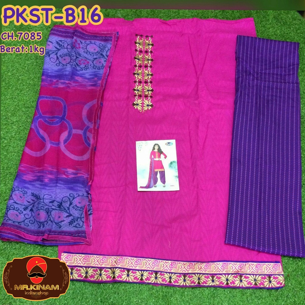 BAHAN PAKISTANI DRESS [PKST-B1618] | BAJU INDIA | SETELAN INDIA | SALWAR KAMEEZ