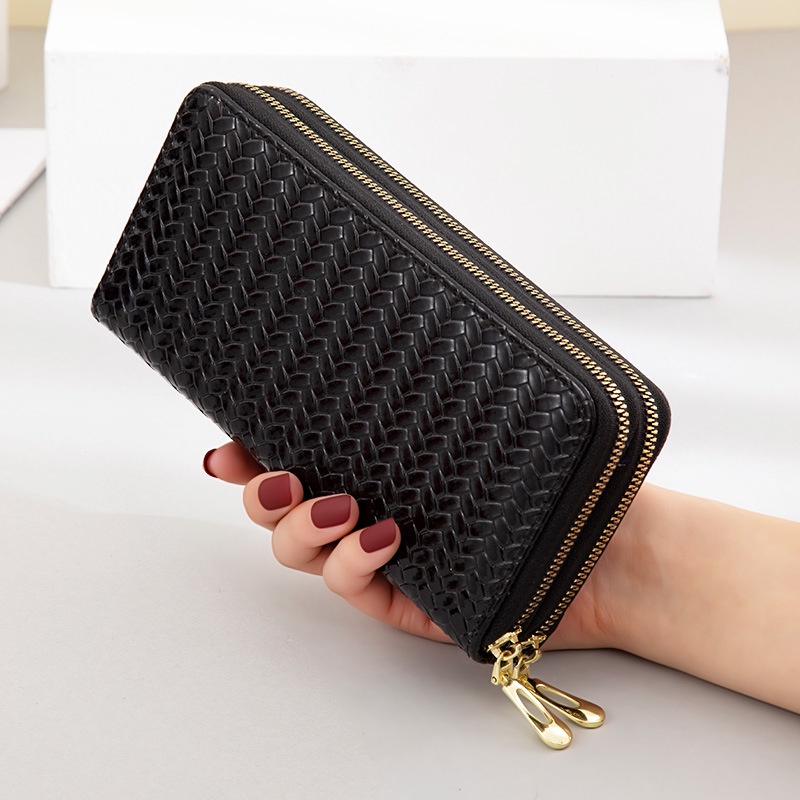 DOMPET PANJANG WANITA 2 RESLETING PESTA KULIT PREMIUM LEGIA FASHION KOREA BRANDED IMPORT SLOT KARTU UANG HP BESAR CEWEK KEKINIAN MURAH REMAJA