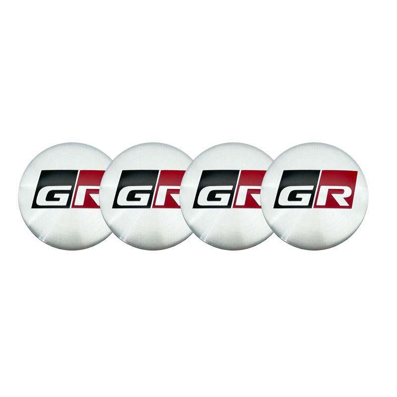 4pcs Stiker Emblem Logo GR Sport Untuk Mobil Toyota TRD Sport C-HR RAV4 Camry Corolla