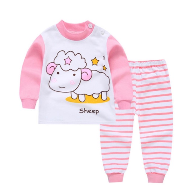 Baju setelan anak little sheep / baju set anak / baju import anak