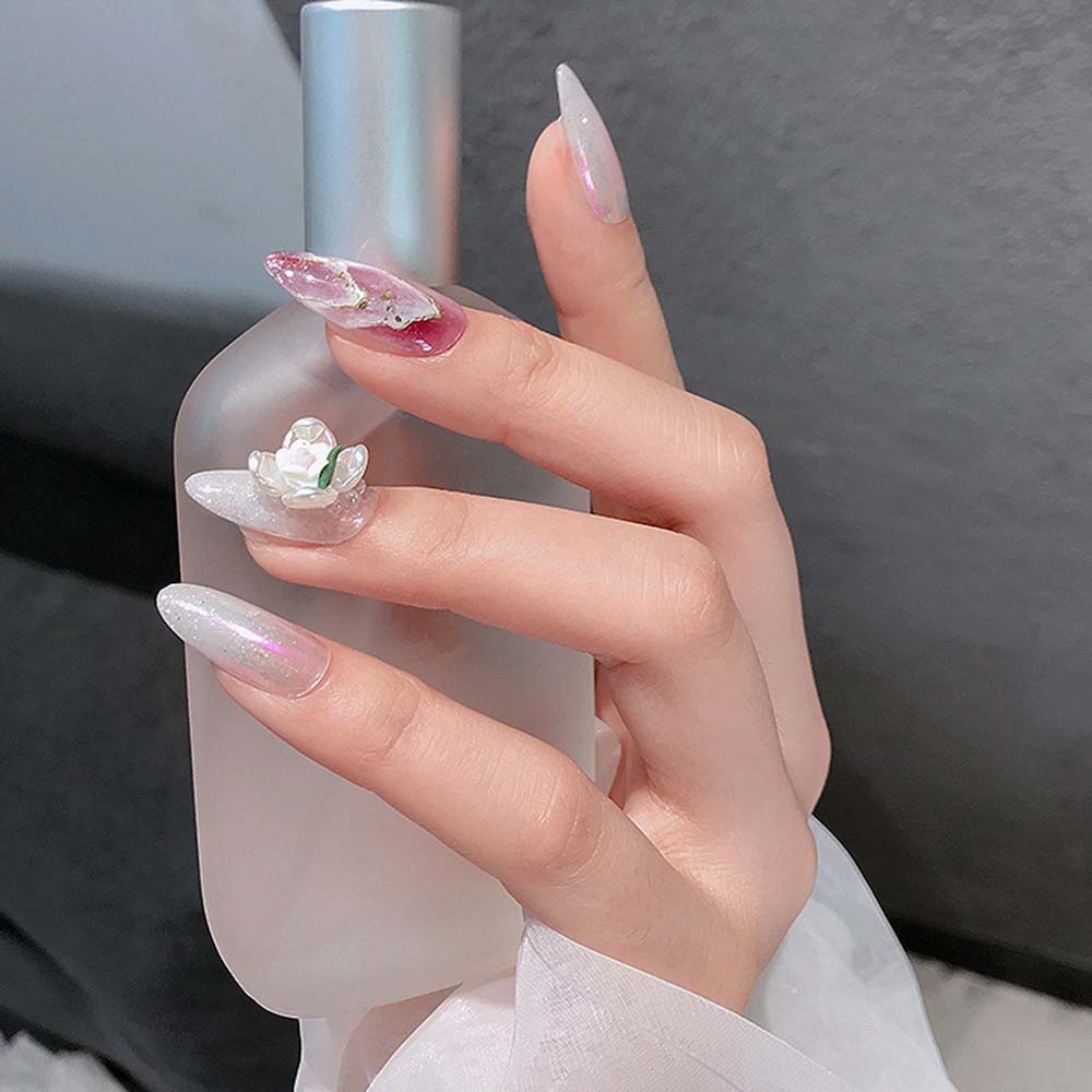 Mxbeauty Ornamen Bunga Keramik 3d Aneka Warna Untuk Dekorasi Nail Art