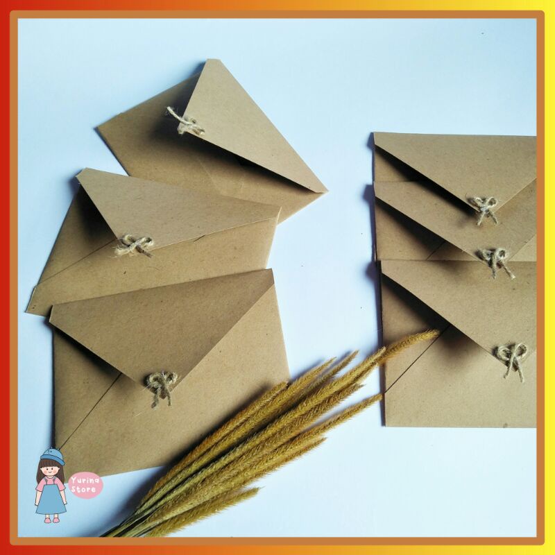 

[REAL PICT] AMPLOP KRAFT VINTAGE / AMPLOP RUSTIC / AMPLOP AESTHETIC