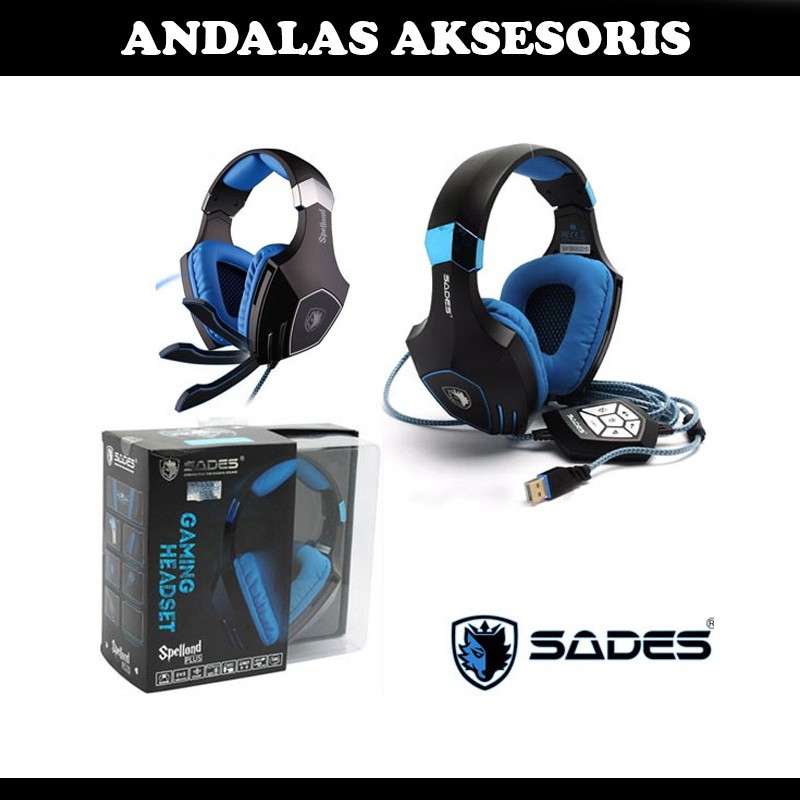 Headset Gaming sades Spellond Plus SA-910S