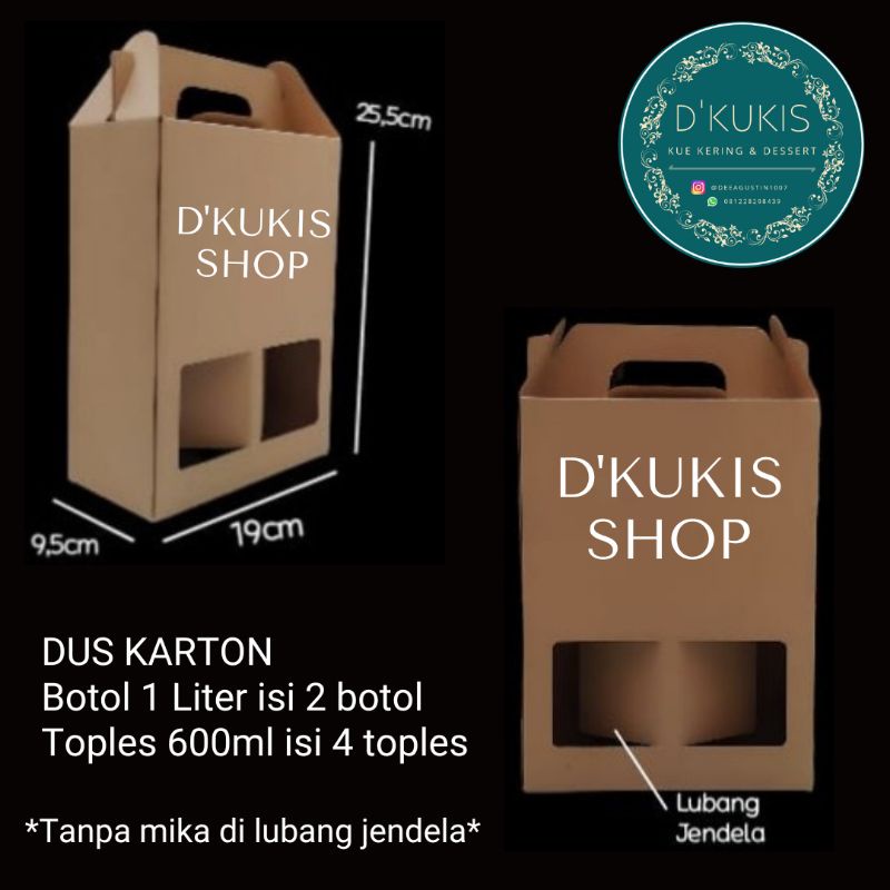 

Dus Karton 9,5x19x25,5 cm