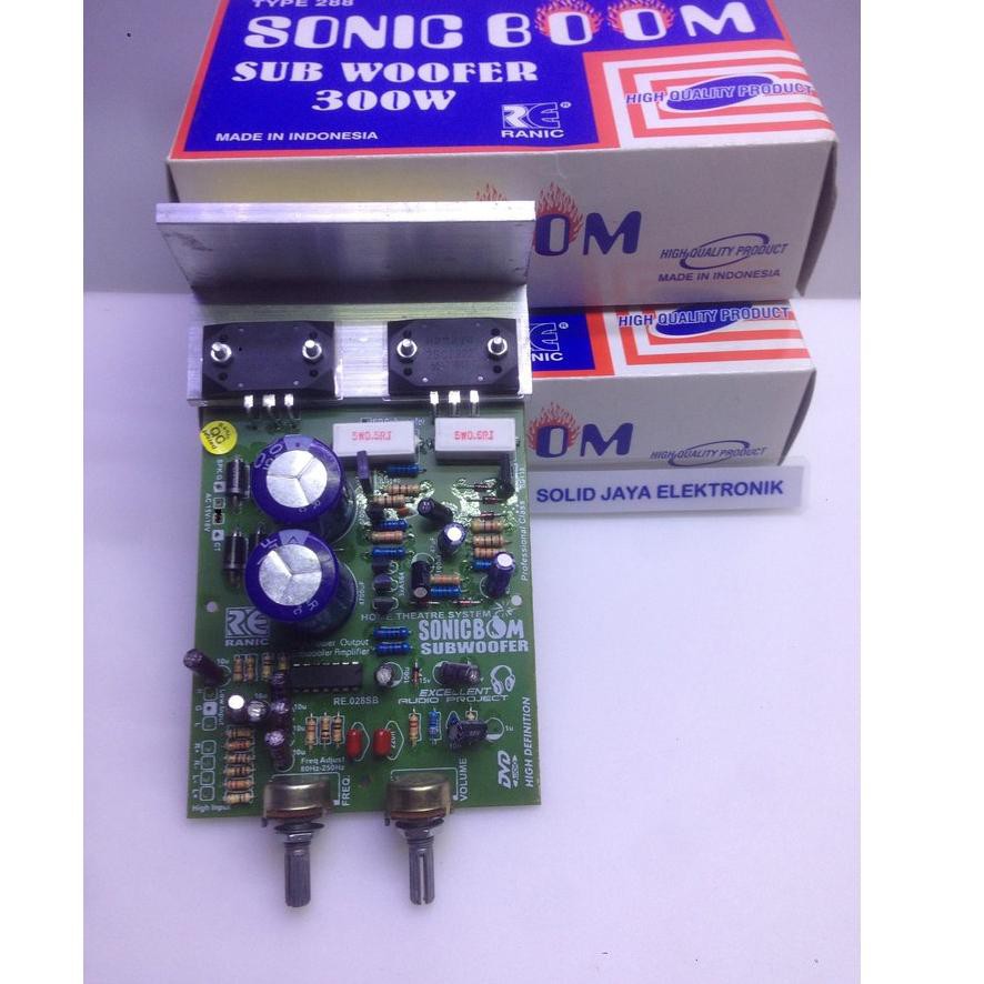 sonic boom subwoofer