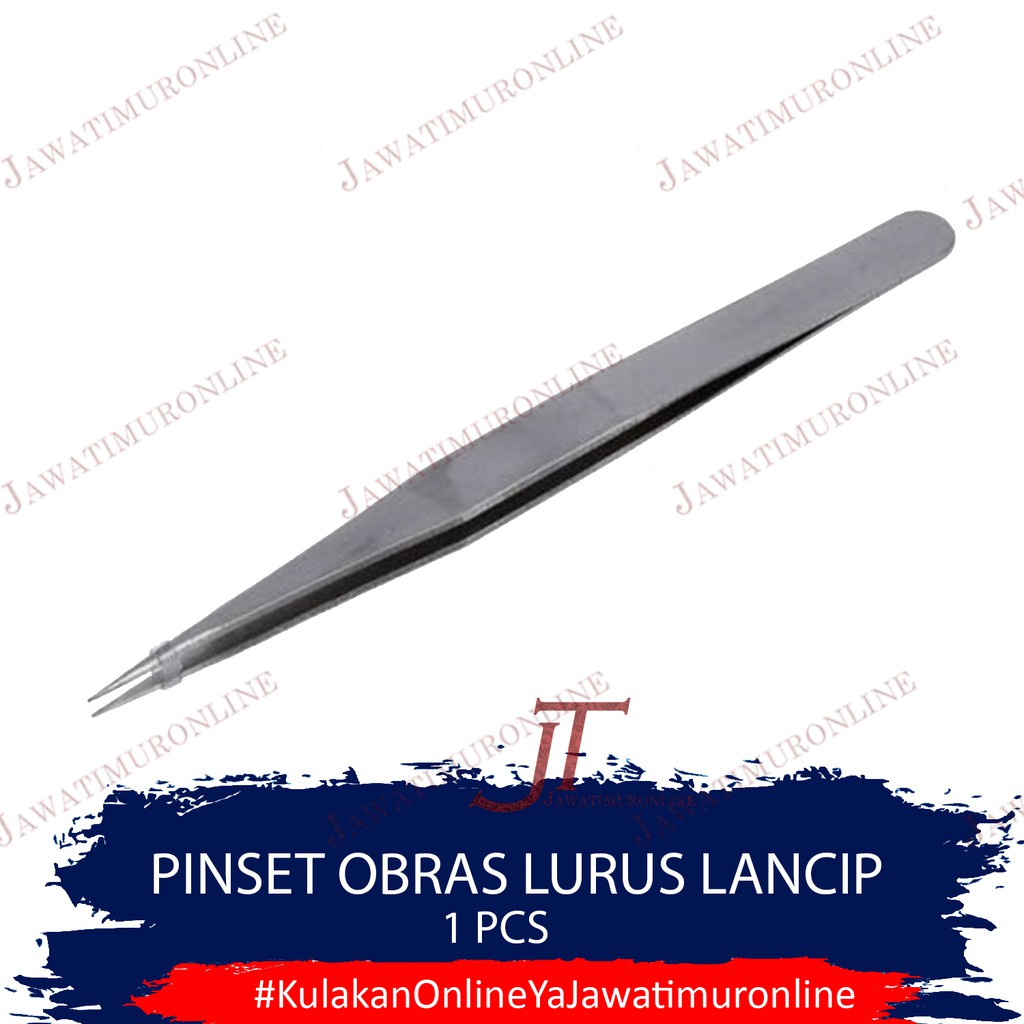 Pinset Obras Lurus / Pinset Lurus - Pinset Ujung Lancip
