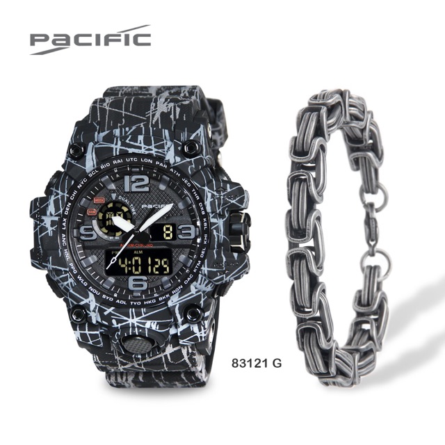 Jam tangan pria Pacific 83121 Original